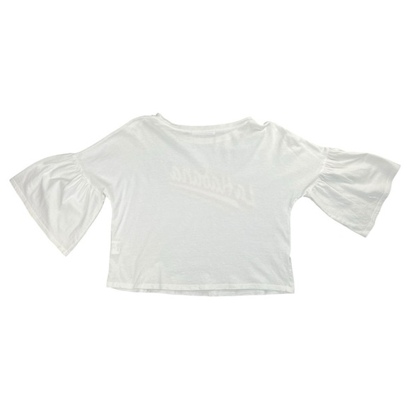 a.t.corner Women’s Flared Sleeve Graphic Blouse In Size Small ~ New Korean Brand - Picture 4 of 6
